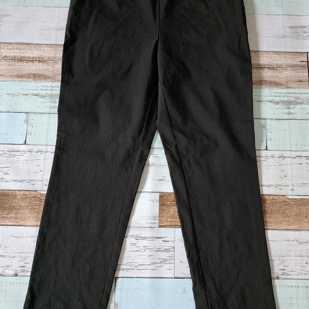 cleo Black Straight-Leg Pants